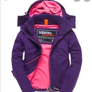 Superdry windcheater jacket women medium